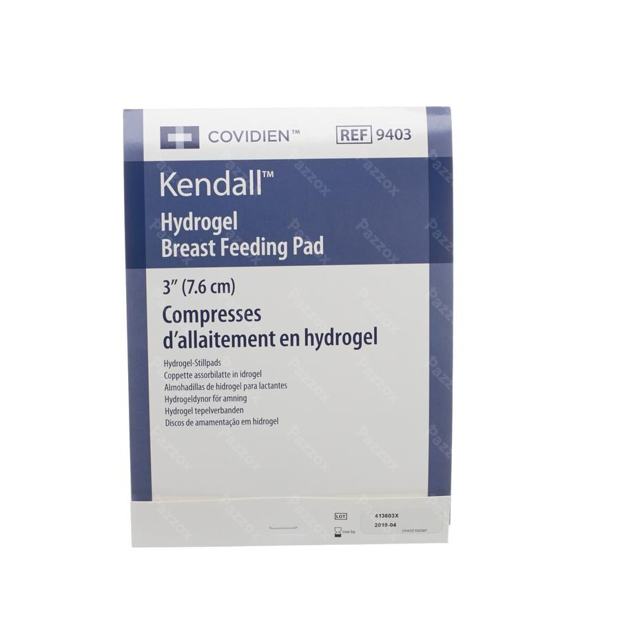 Kendall Cp Allaitement Hydrogel Diam.7,6cm 1 Paire