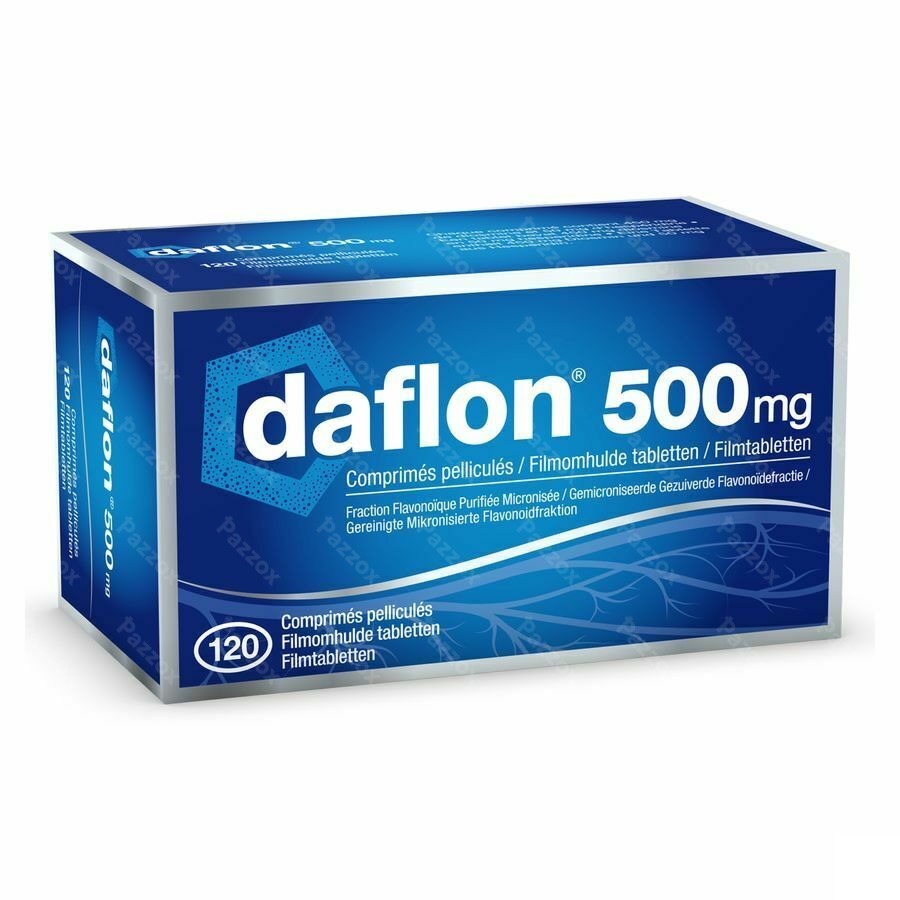 Daflon 500mg 120 Comprimés