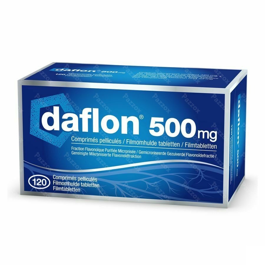 Daflon 500mg 120 Comprimés