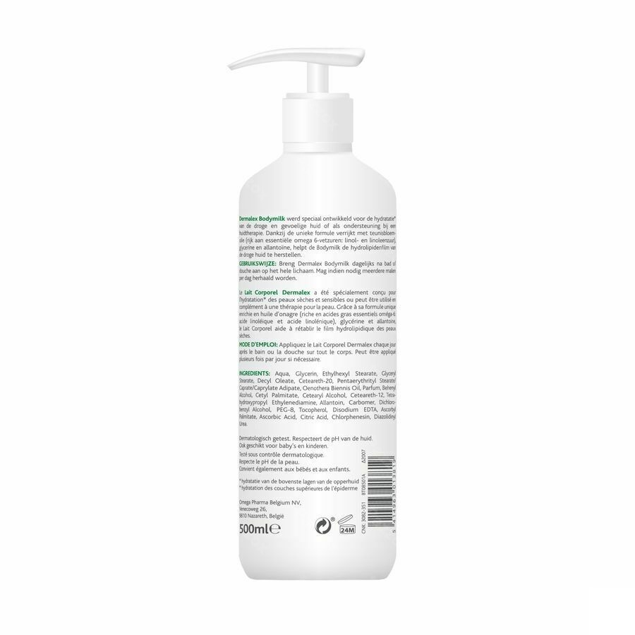 Dermalex Lait Corporel 500ml