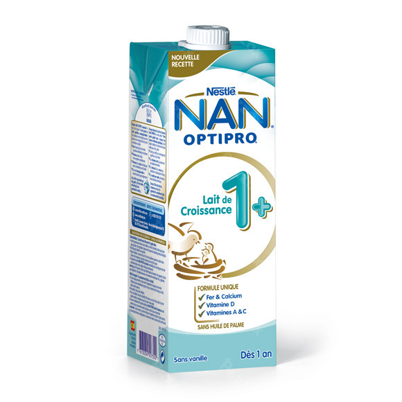 Nan Optipro Lait de Croissance 1+ Bébé 1+ An 1L