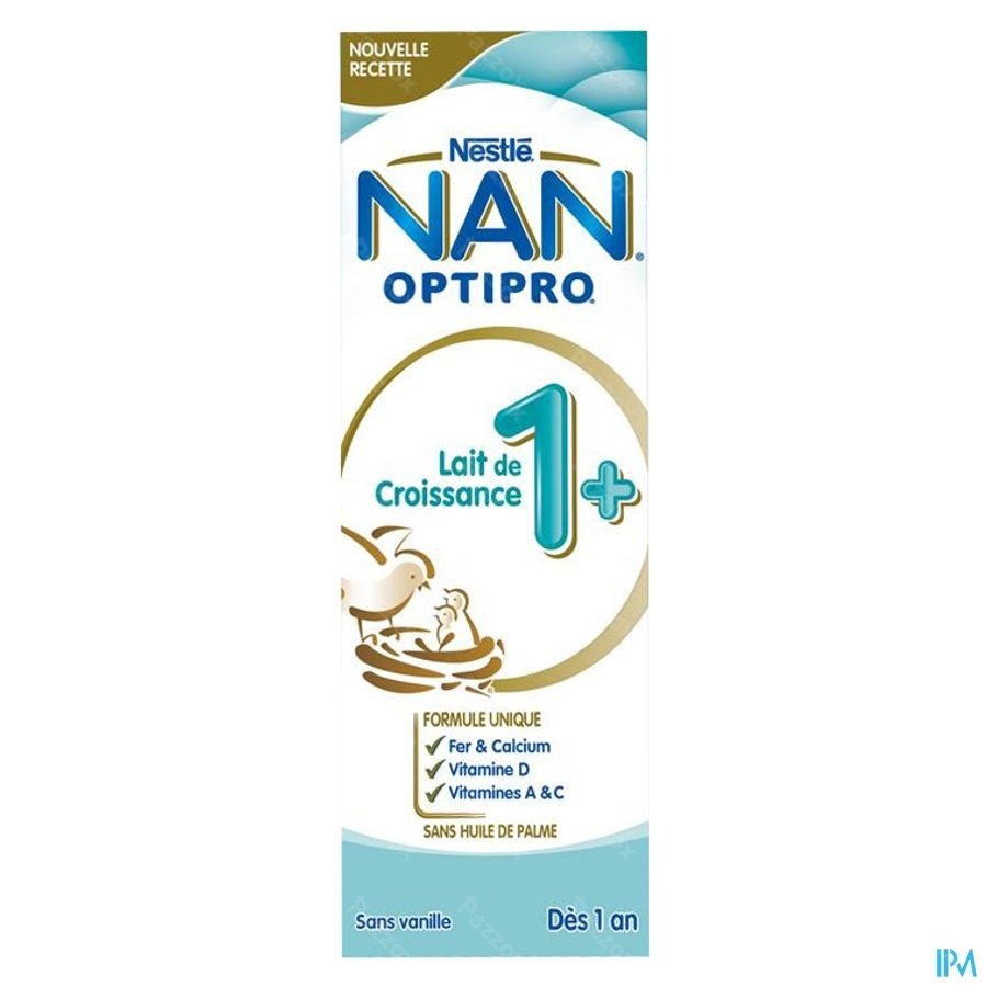Nan Optipro Lait de Croissance 1+ Bébé 1+ An 1L