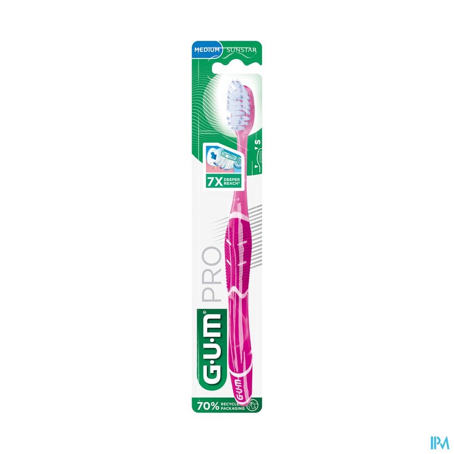 Gum Technique Pro Compact Medium Brosse Dents 528