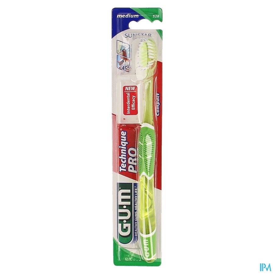 Gum Technique Pro Compact Medium Brosse Dents 528