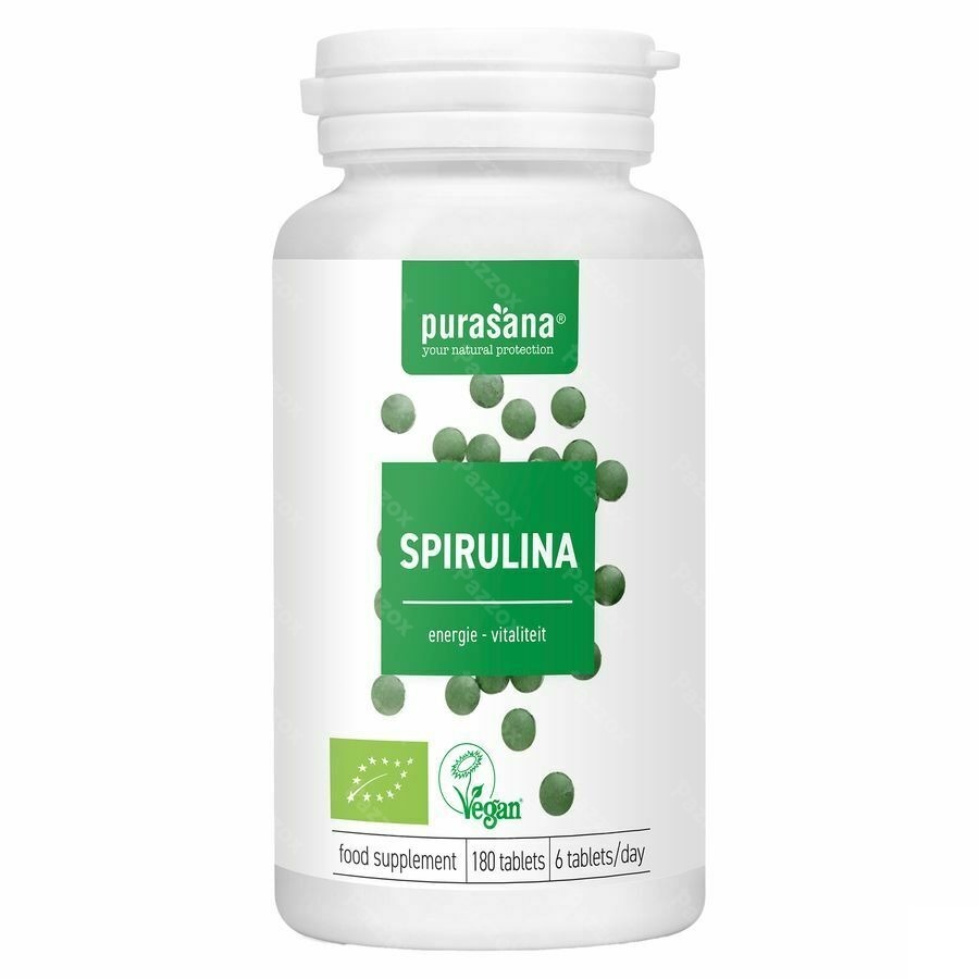 Purasana Vegan Spirulina Bio Comp 180