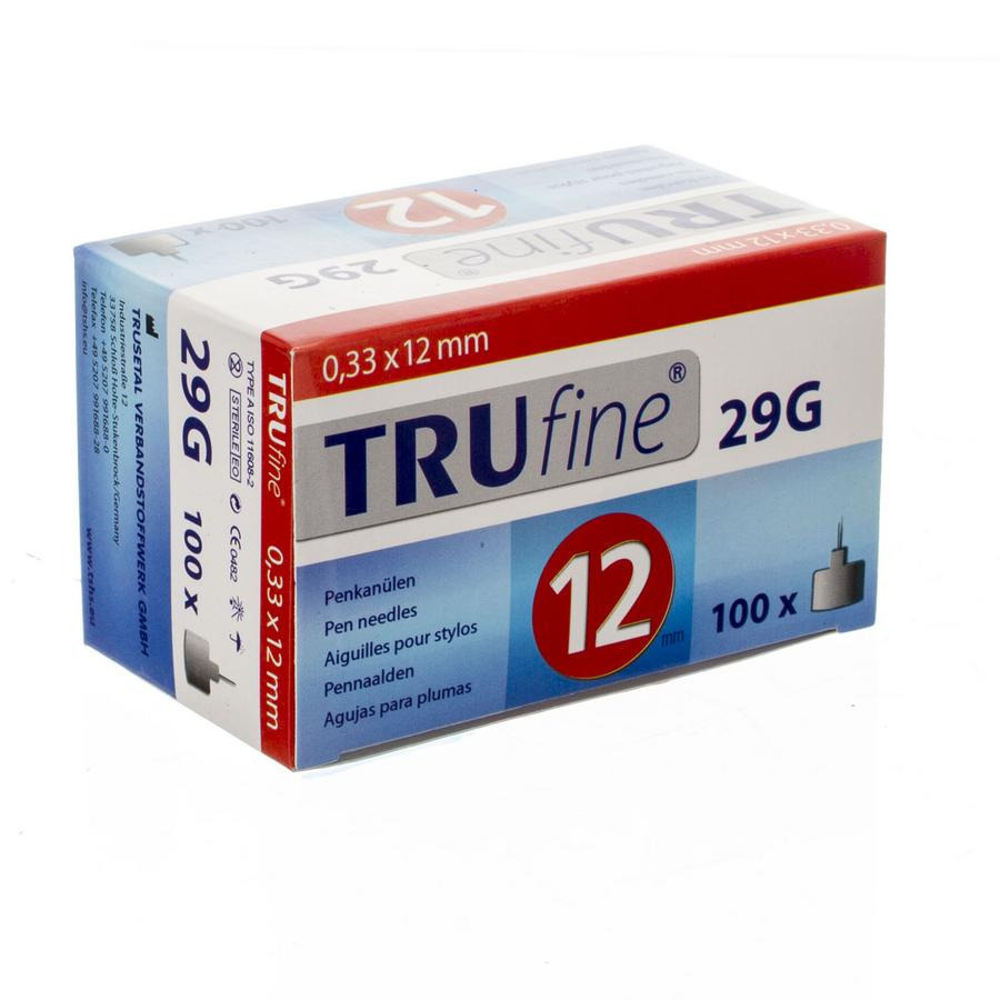 Trufine Aig.stylos 29g 0,33x12mm 100 76004
