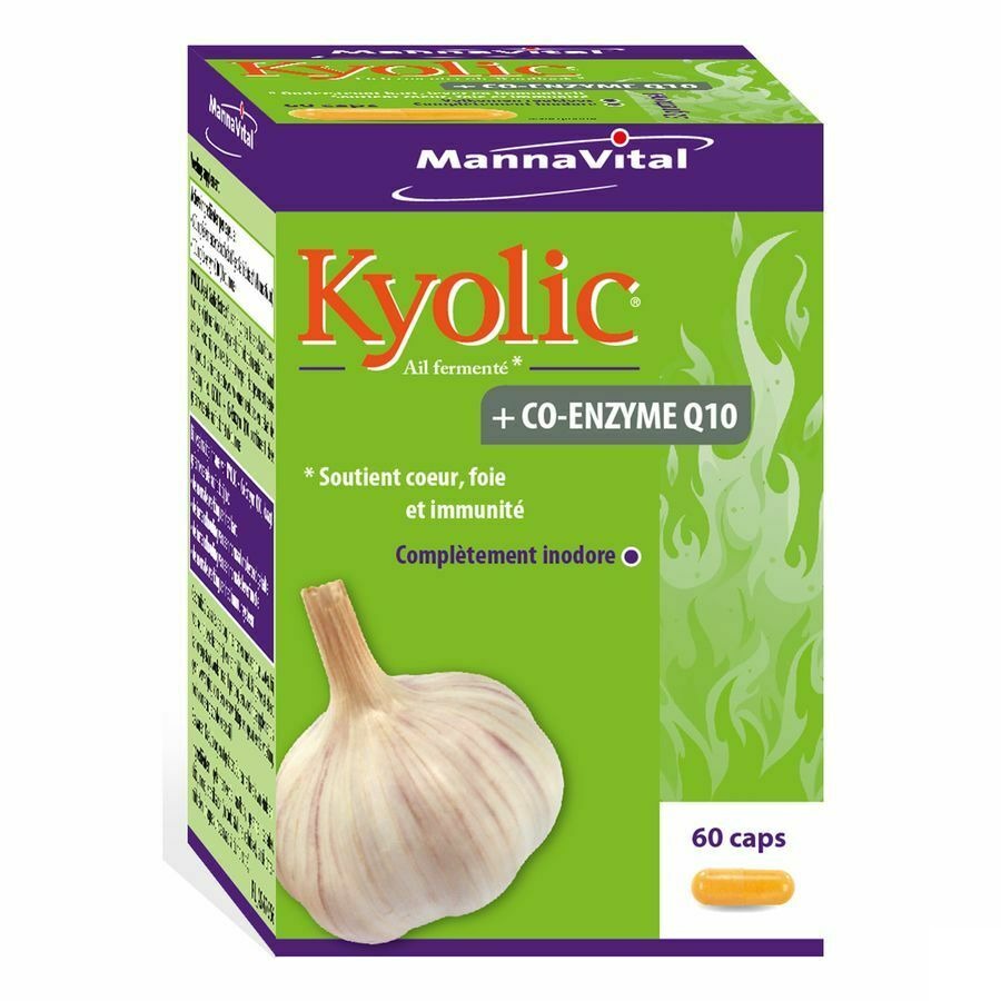 Mannavital Kyolic + Co-enzym Q10 Caps 60