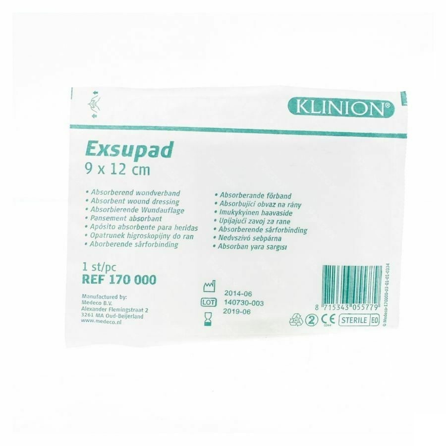 Klinion Exsupad Ster 9x12cm S 1 4170000