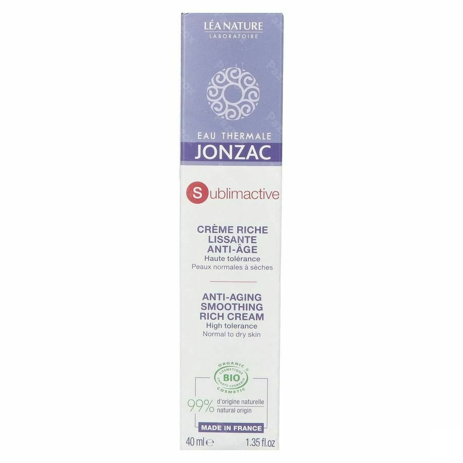 Jonzac Sublimactive Crème Riche Jeunesse 40ml