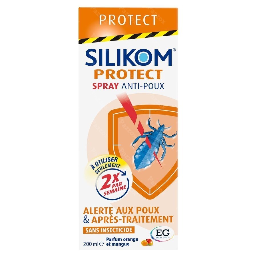 Silikom Protect Spray Anti-Poux Sans Insecticides 200ml