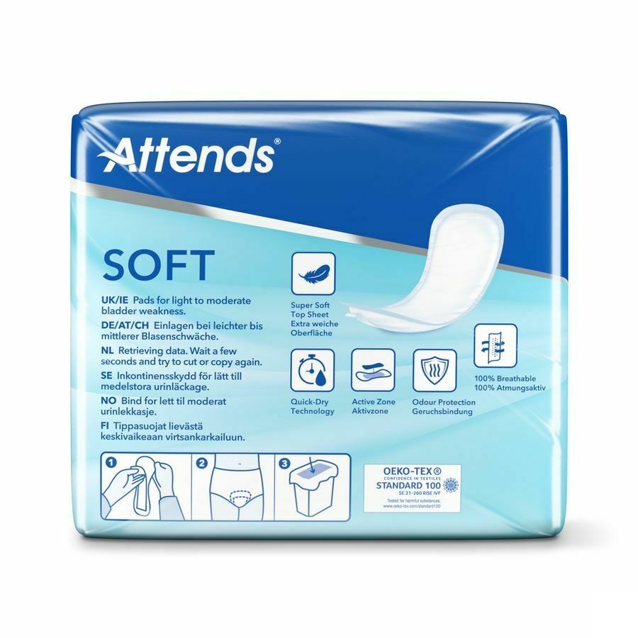 Attends Soft 4 Maxi Couche Anatom. 1x 8