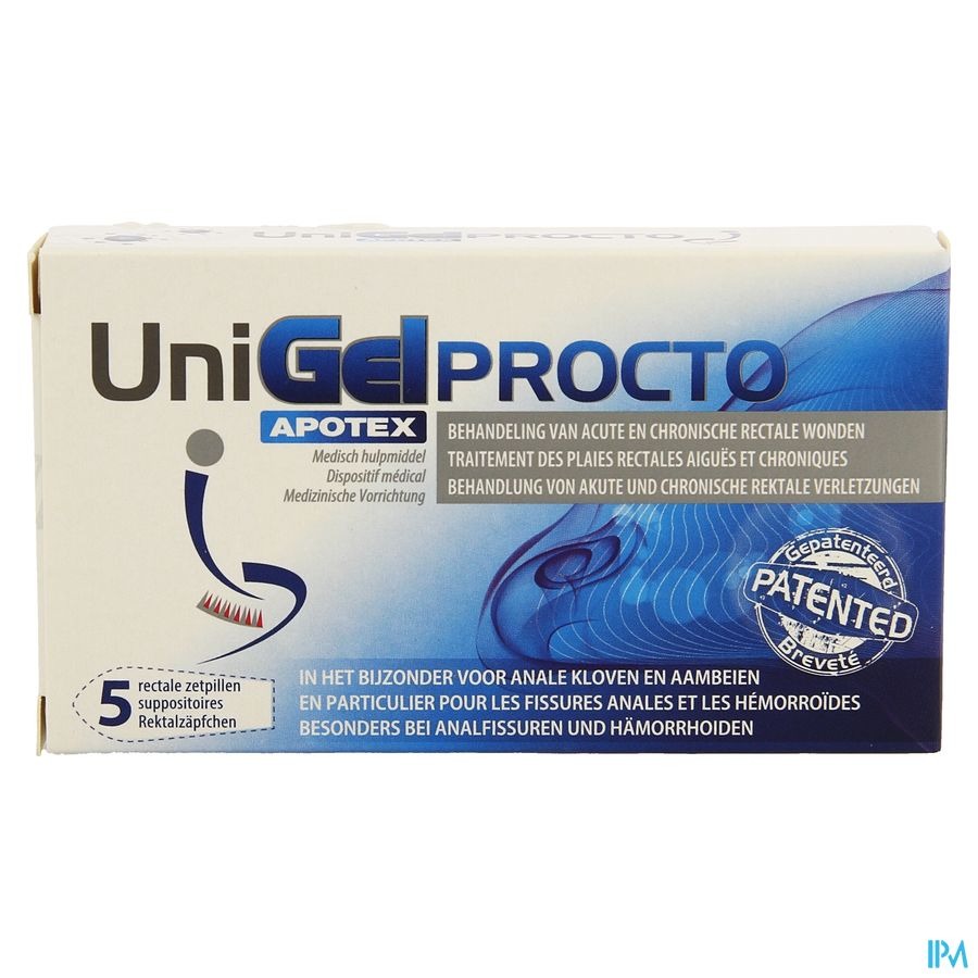 Unigel Apotex Procto Suppo 5