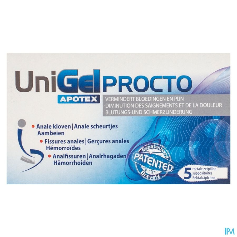 Unigel Apotex Procto Suppo 5