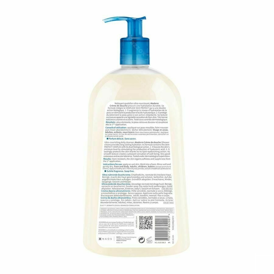 Bioderma Atoderm Creme de Douche 1L