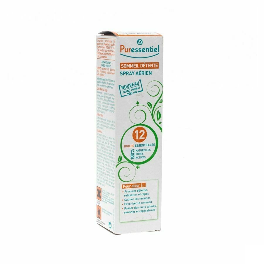 Puressentiel Sommeil Detente Spray 12 Hle Ess200ml