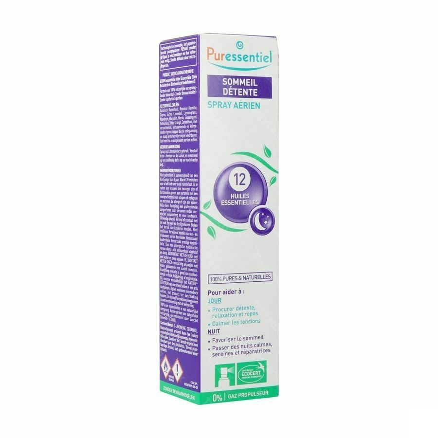 Puressentiel Sommeil Detente Spray 12 Hle Ess200ml