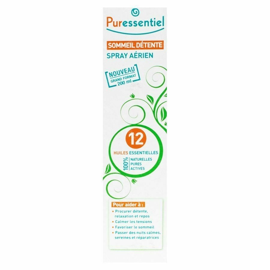 Puressentiel Sommeil Detente Spray 12 Hle Ess200ml