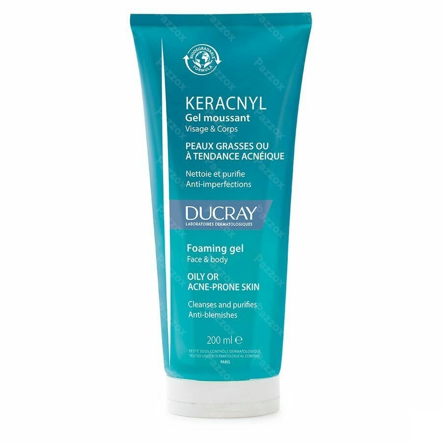 Ducray Keracnyl Gel Moussant Nf 200ml