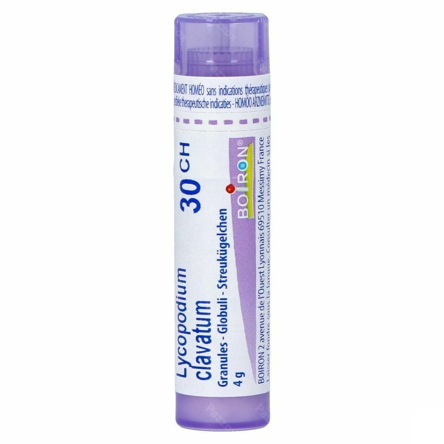 Boiron Lycopodium Clavatum 30CH Granules 4g