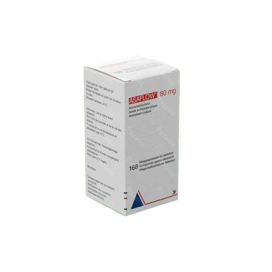 Asaflow 80mg 168 Comprimés Flacon