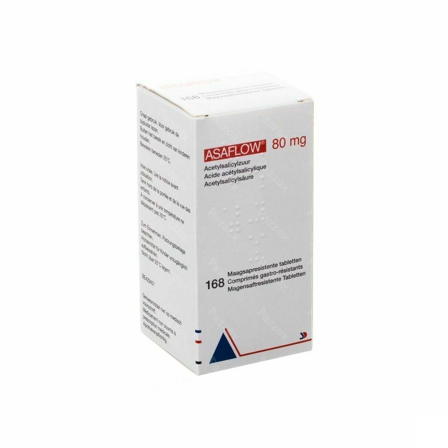 Asaflow 80mg 168 Comprimés Flacon