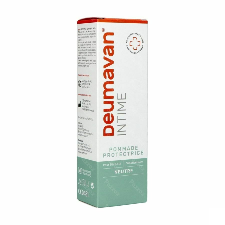 Deumavan Pommade Intimes Nature Tube 125ml