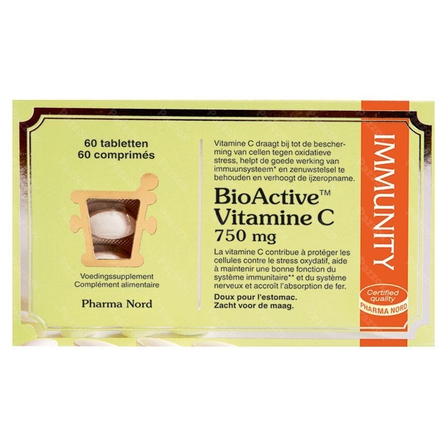 BioActive Vitamine C 750mg 60 Comprimés