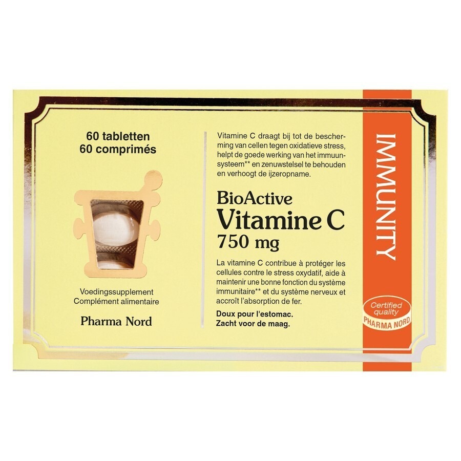 BioActive Vitamine C 750mg 60 Comprimés
