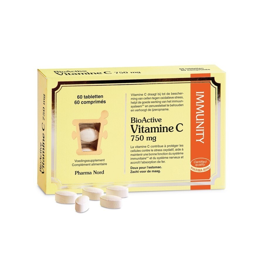 BioActive Vitamine C 750mg 60 Comprimés