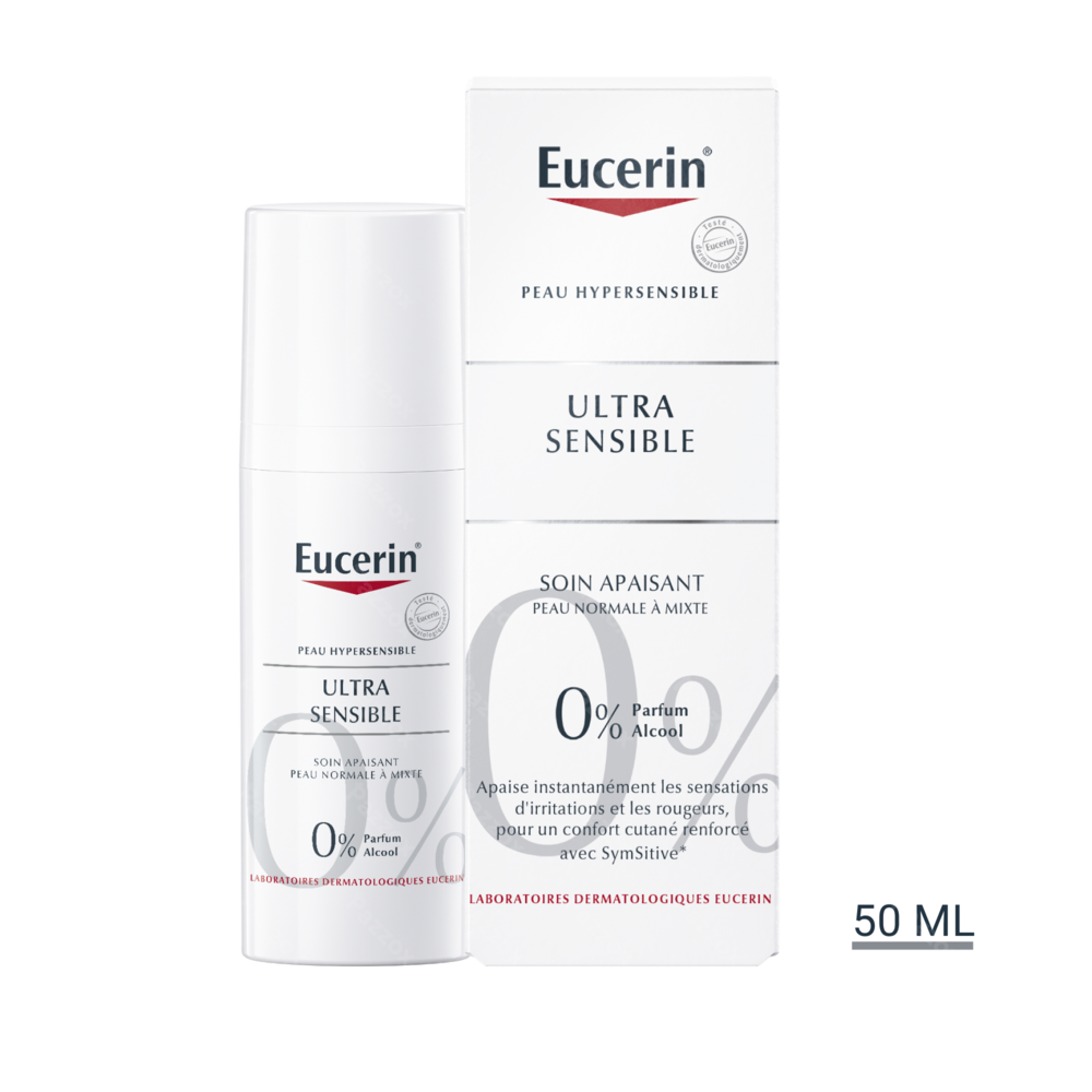 Eucerin UltraSensible Soin Apaissant Peau Normale à Mixte Peau 50ml