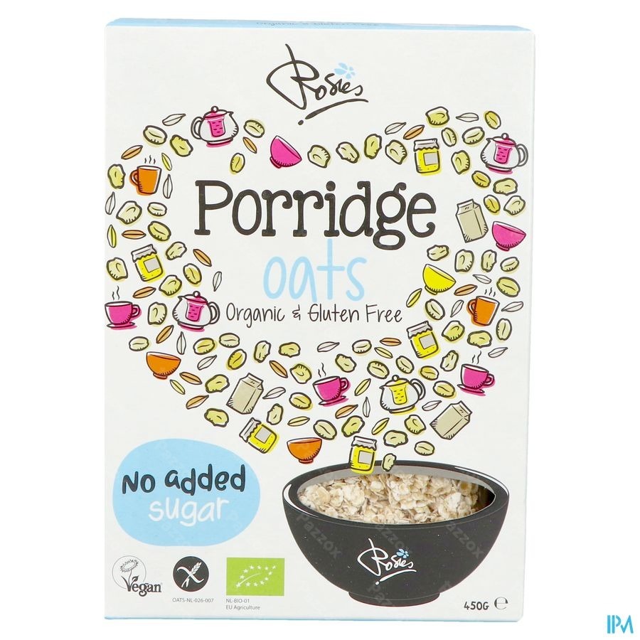 Rosies Flocons Avoine Bio 450g 5835 Revogan