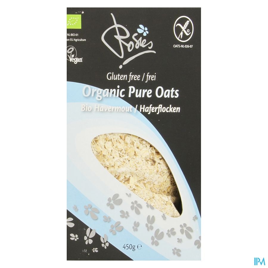 Rosies Flocons Avoine Bio 450g 5835 Revogan