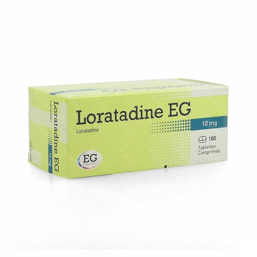 Loratadine Eg 10mg 100 Comprimés