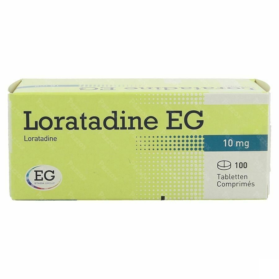 Loratadine Eg 10mg 100 Comprimés