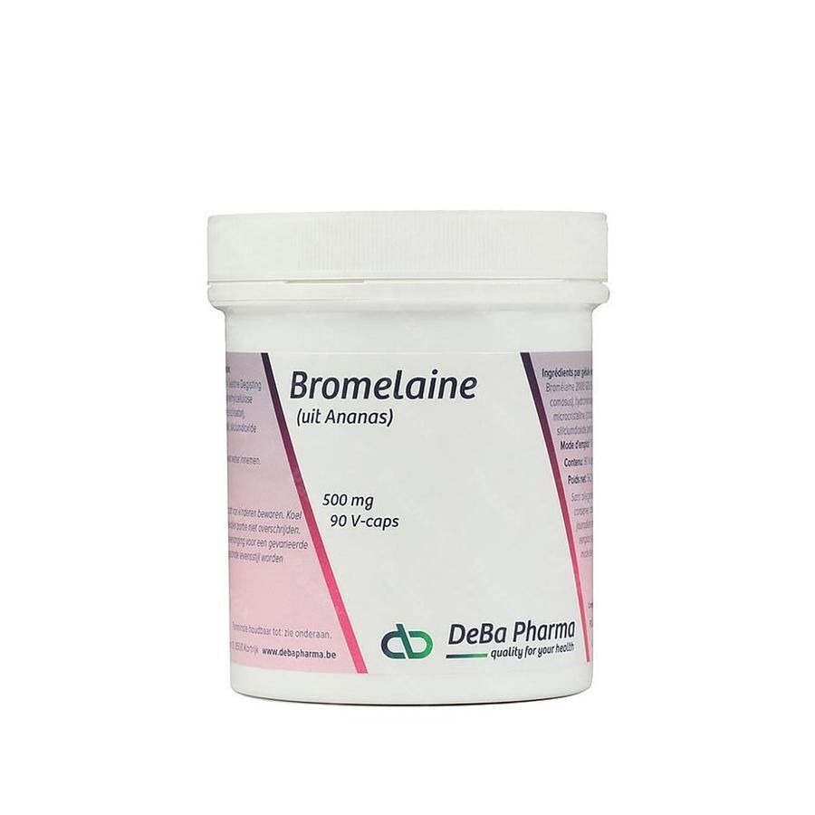 Bromelaine 500mg V-caps 90 Deba