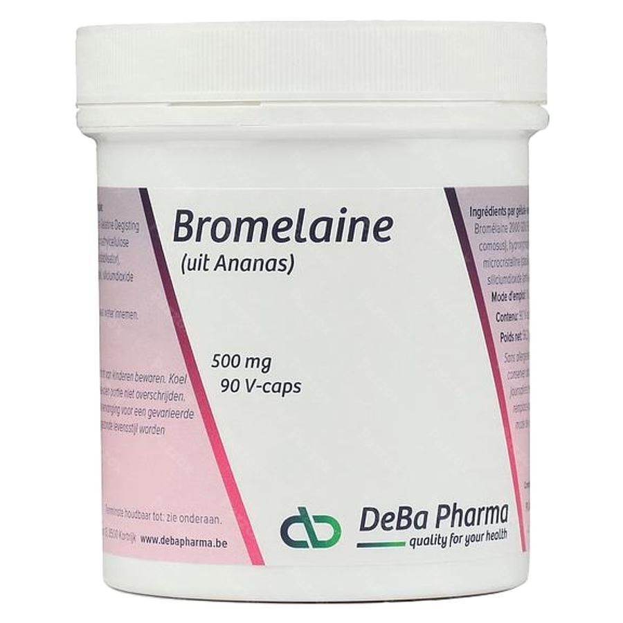 Bromelaine 500mg V-caps 90 Deba