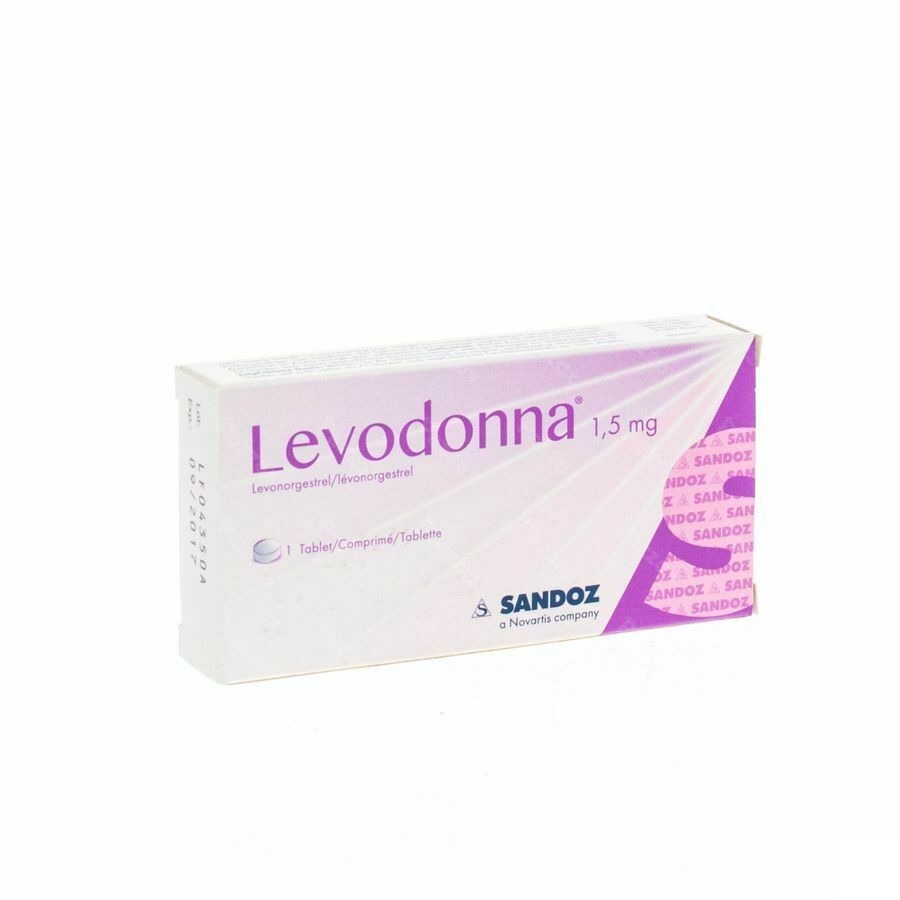 Levodonna 1,5mg Sandoz Comp 1 X 1,5mg