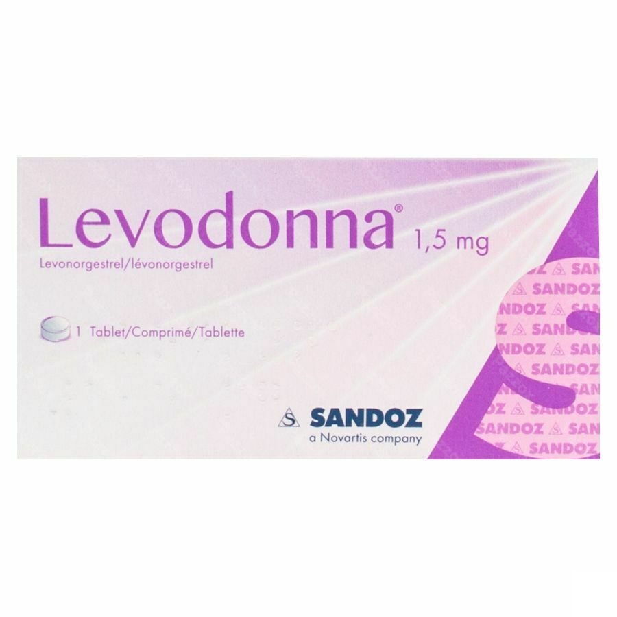 Levodonna 1,5mg Sandoz Comp 1 X 1,5mg
