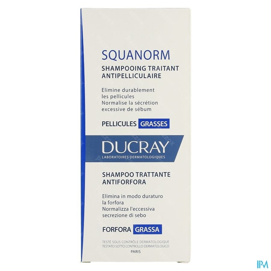 Ducray Squanorm Sh Pellicules Grasses 200ml