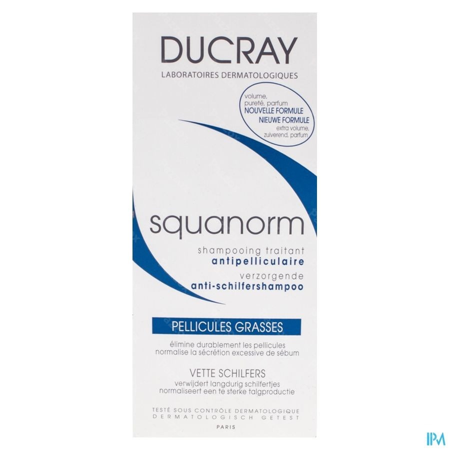 Ducray Squanorm Sh Pellicules Grasses 200ml