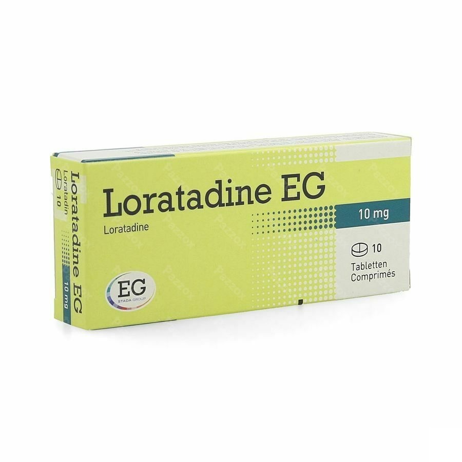Loratadine EG 10mg 10 Comprimés