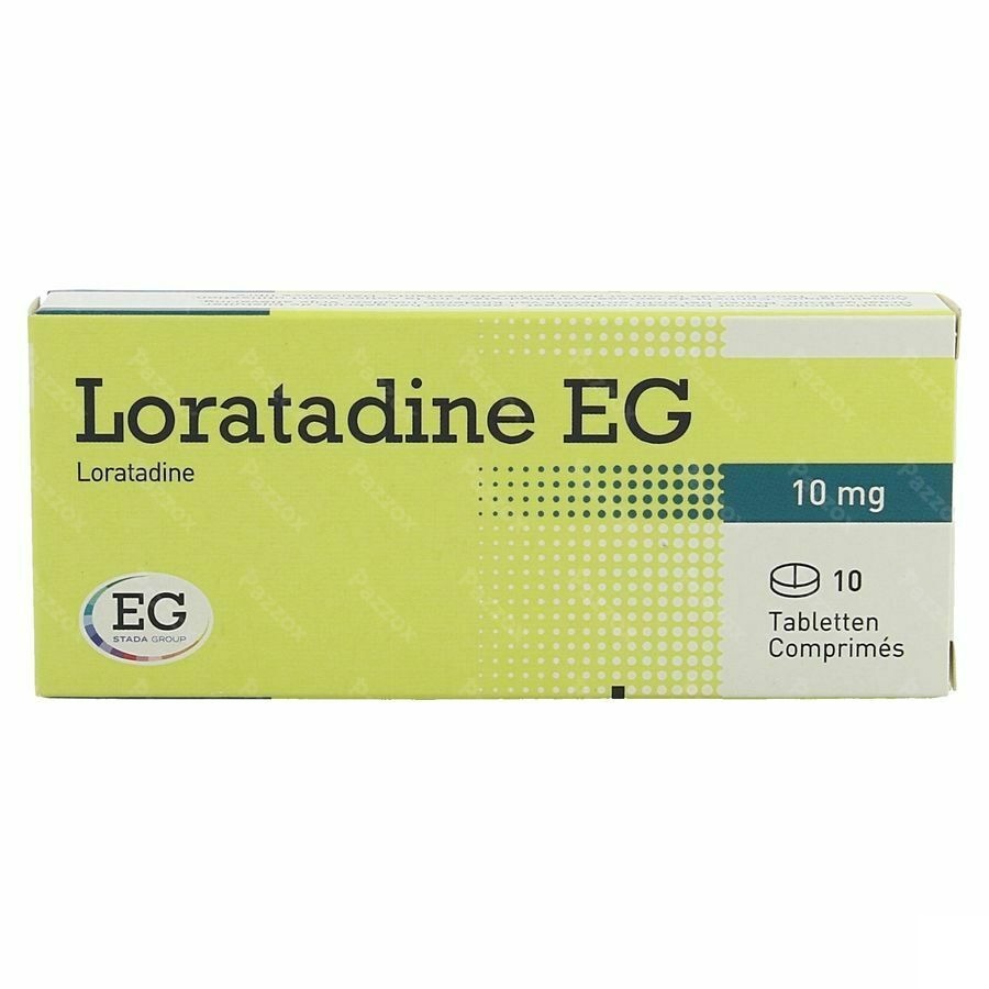 Loratadine EG 10mg 10 Comprimés