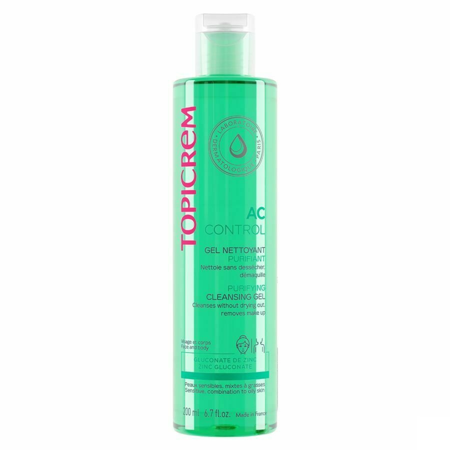 Topicrem Ac Gel Nettoyant Purifiant Tube 200ml