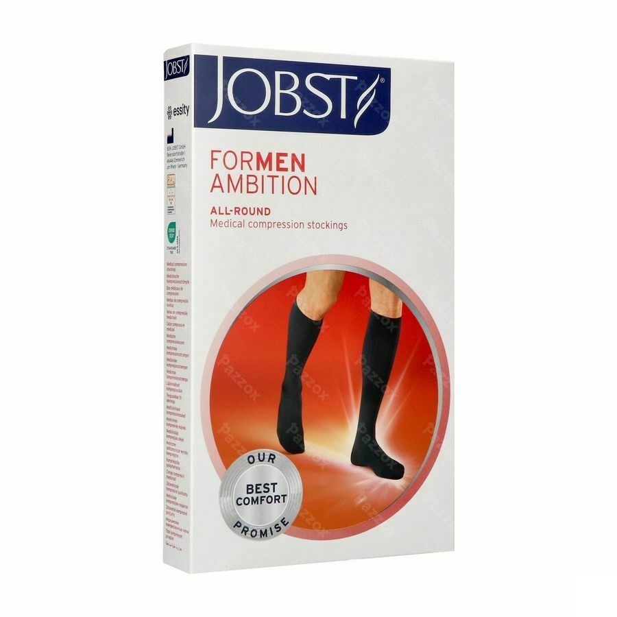 Jobst For Men Ambition Cl2 Ad Long Black Ii 1p