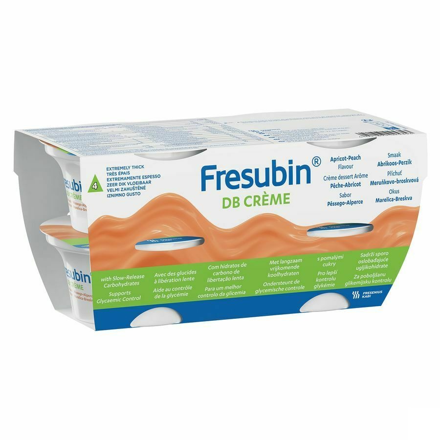 Fresubin Db Creme Abricot-peche Pot 4x125g