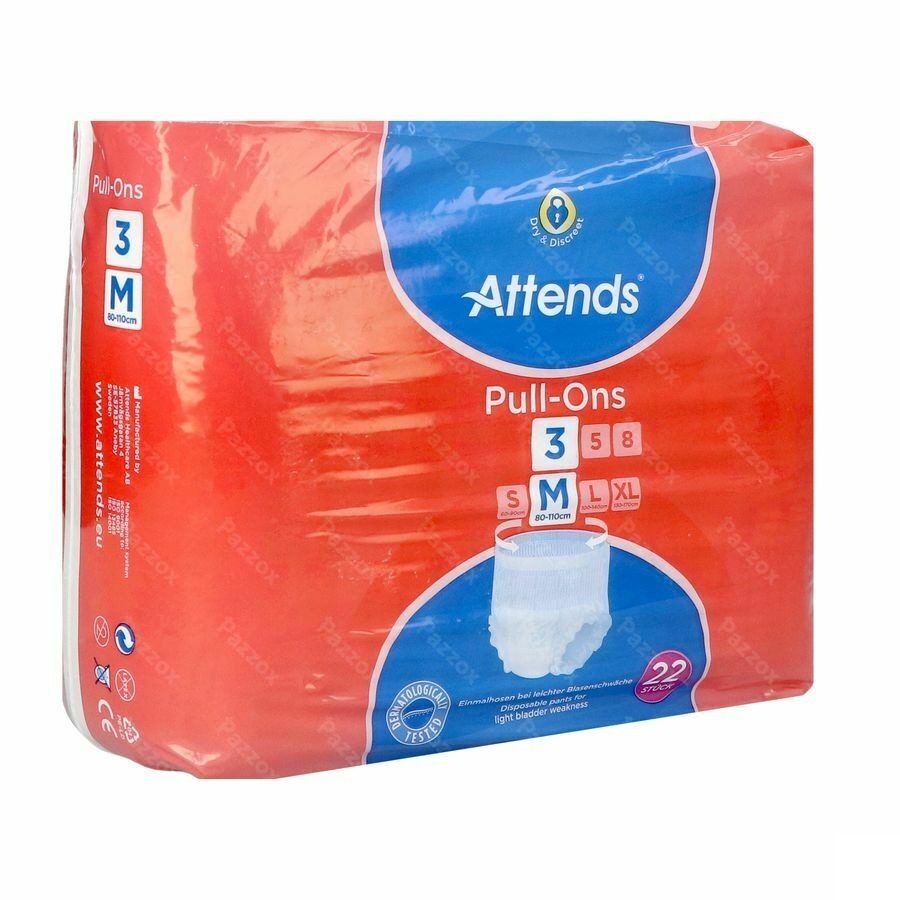 Attends Pull On 3 Slip Medium 1x22