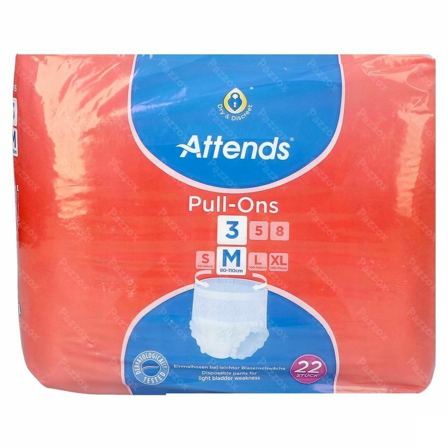Attends Pull On 3 Slip Medium 1x22