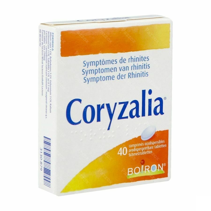 Boiron Coryzalia 40 Comprimés