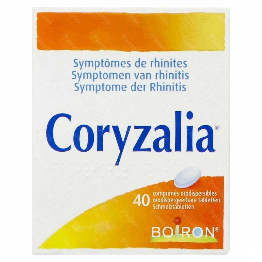 Boiron Coryzalia 40 Comprimés