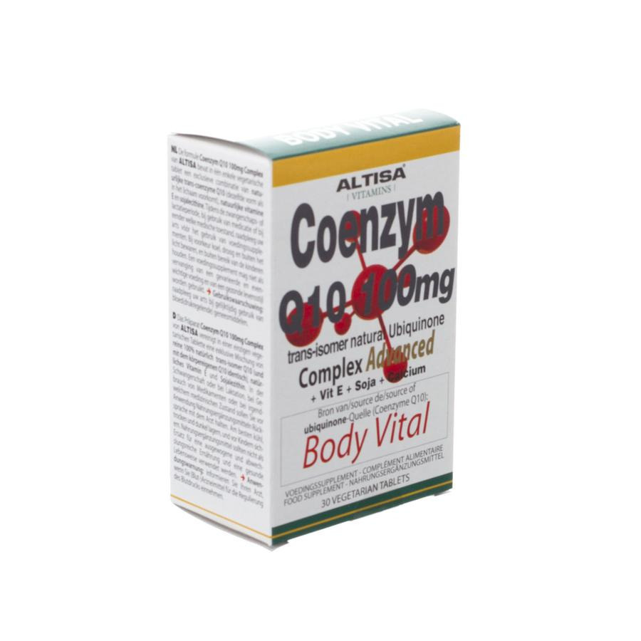 Altisa Coenzym Q10 100mg+e+ca+lecithine Tabl 30